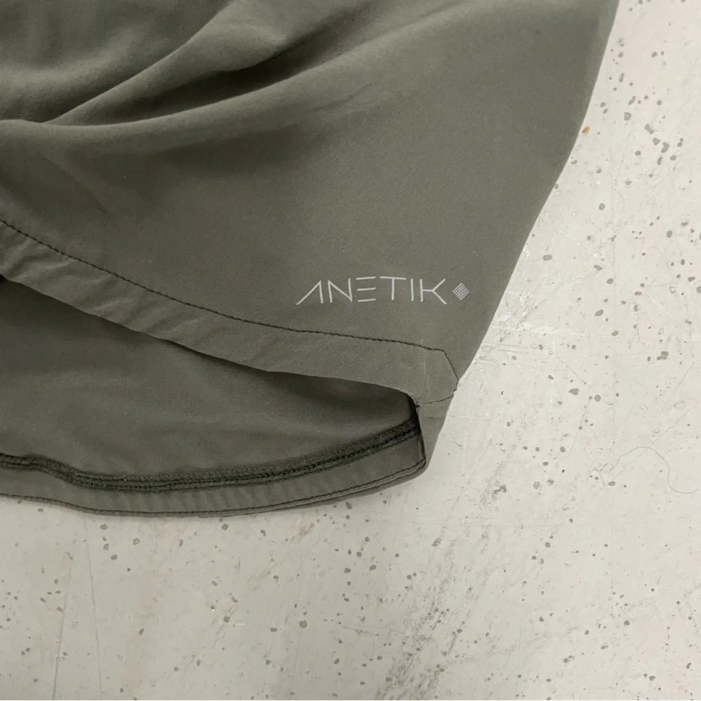 ANETIK Women's Olive and Black Athletic Shorts Size Small